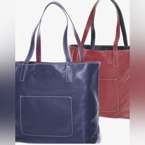 Leon Paul Sahara Reversible Leather Tote